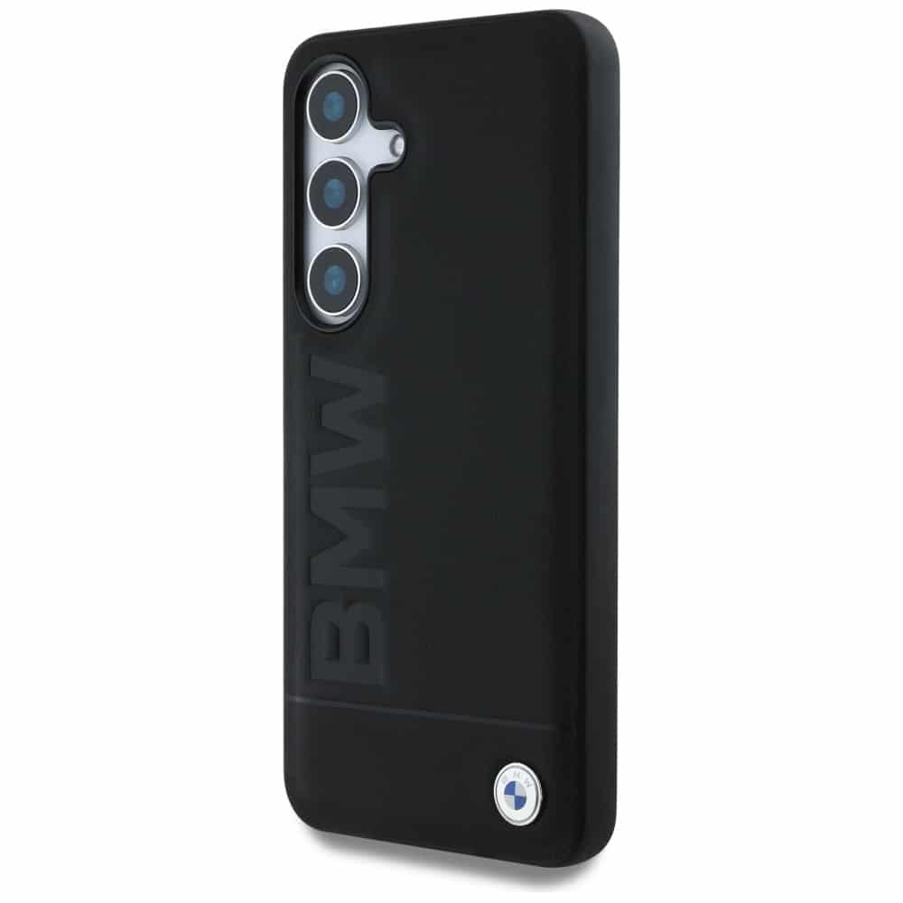 BMW Leather Big Wordmark - θήκη για Samsung Galaxy S25 - Μαύρο - Image 2