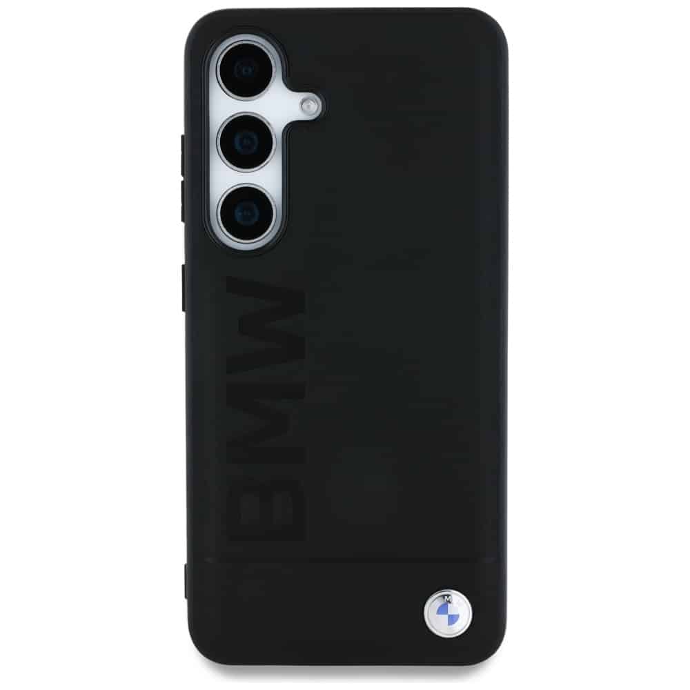 BMW Leather Big Wordmark - θήκη για Samsung Galaxy S25 - Μαύρο - Image 3