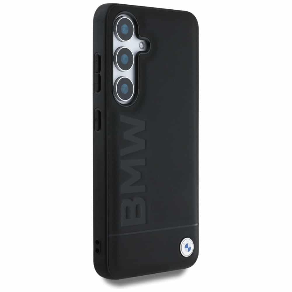 BMW Leather Big Wordmark - θήκη για Samsung Galaxy S25 - Μαύρο - Image 4