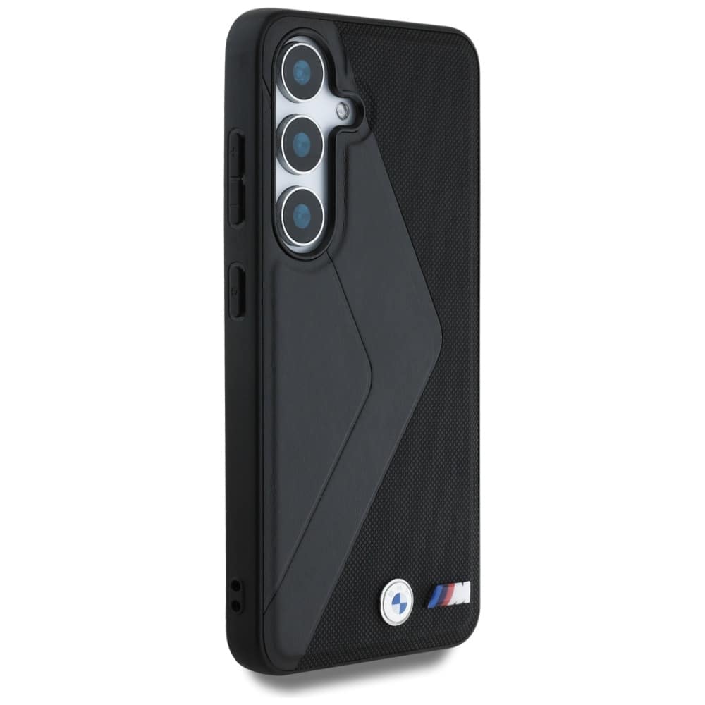 BMW Leather Oversized Stripes MagSafe - θήκη για Samsung Galaxy S25 - Μαύρο - Image 4