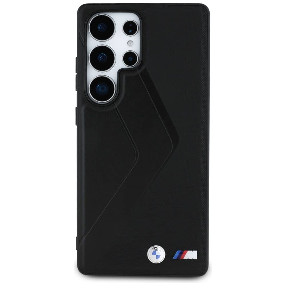 BMW Leather Oversized Stripes MagSafe - θήκη για Samsung Galaxy S25 Ultra - Μαύρο - Image 3