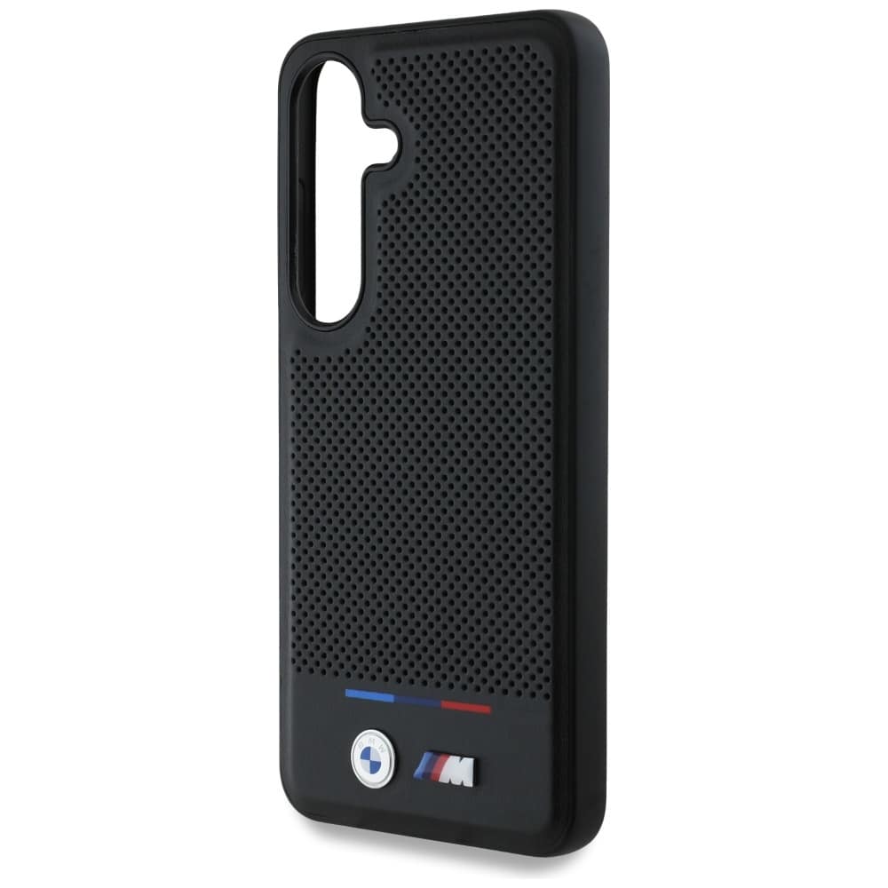 BMW Leather Tricolor Stripe MagSafe - θήκη για Samsung Galaxy S25 - Μαύρο - Image 6