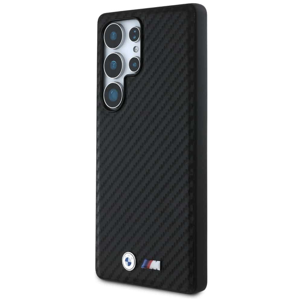 BMW Leather Carbon MagSafe - Samsung Galaxy S25 Ultra - Μαύρο - Image 2