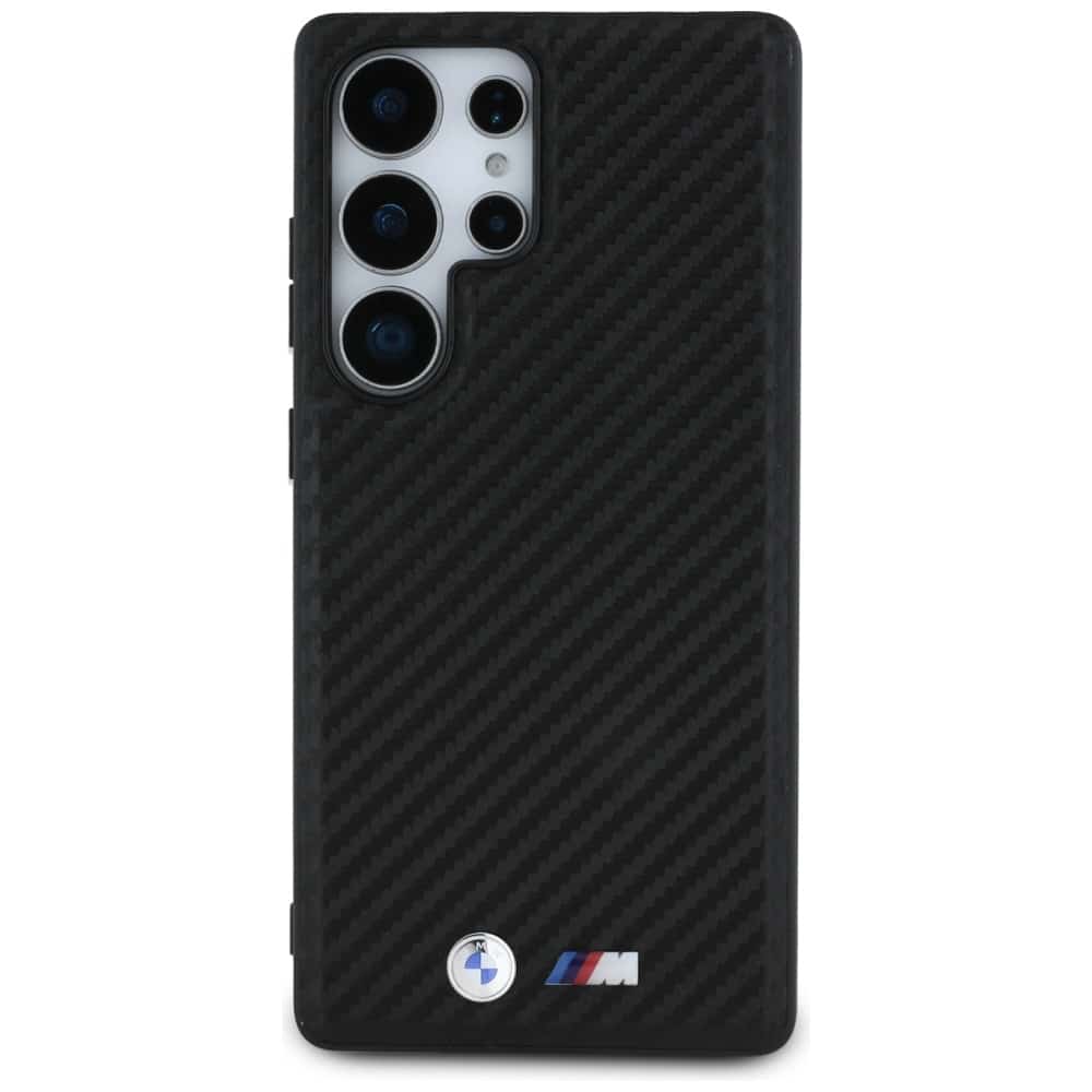 BMW Leather Carbon MagSafe - Samsung Galaxy S25 Ultra - Μαύρο - Image 3