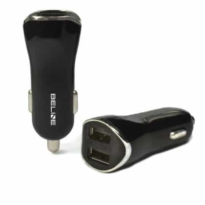 Beline φορτιστής αυτοκινήτου 2xUSB 2,1A μαύρη