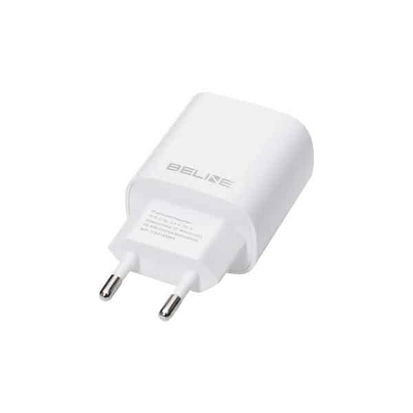 Beline φορτιστής δικτύου 1x USB-C 20W + καλώδιο USB-C λευκό - Image 2