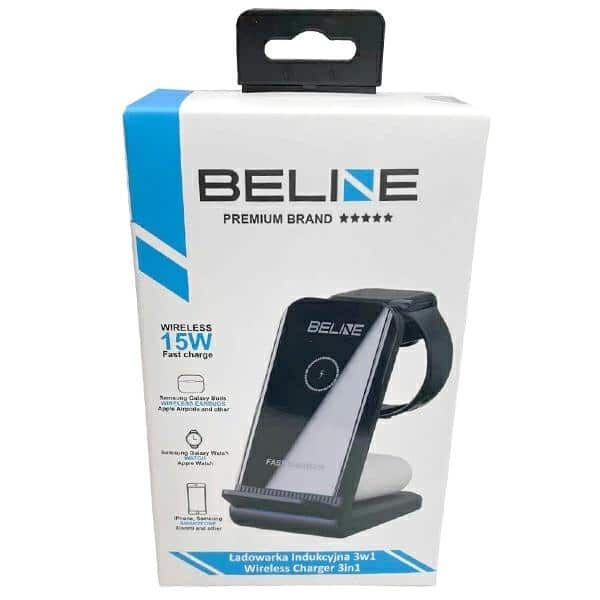 Beline ασύρματη φόρτιση 3 σε 1 για Apple/Samsung BLNWCB01 μαύρη - Image 13