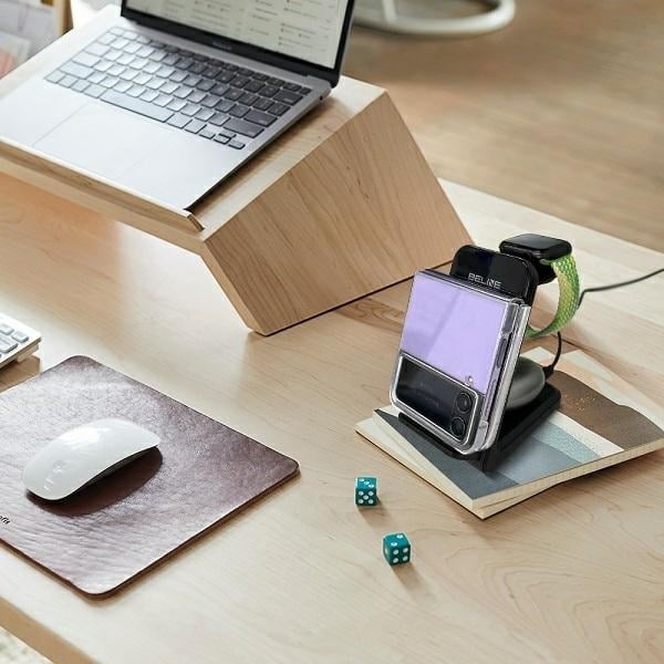 Beline ασύρματη φόρτιση 3 σε 1 για Apple/Samsung BLNWCB01 μαύρη - Image 15
