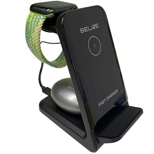 Beline ασύρματη φόρτιση 3 σε 1 για Apple/Samsung BLNWCB01 μαύρη - Image 2