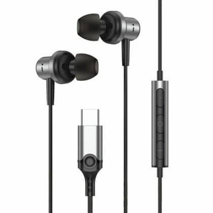 Beline ακουστικά in-ear USB-C SK193 μαύρα