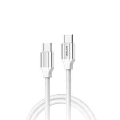 Beline Καλώδιο 65W USB-C/USB-C 1m λευκό/white BLNCWC03