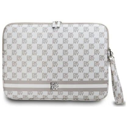 DKNY Θήκη DKCS16PVSHLE 16" με καρό σχέδιο εκτυπωμένες ρίγες σε μπεζ χρώμα