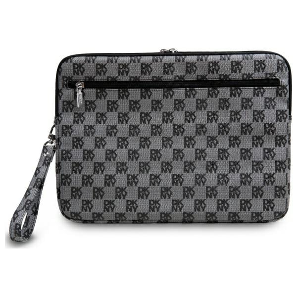 DKNY Θήκη DKCS14PVSHLK 14" με σχέδιο καρό και εκτυπωμένες ρίγες μαύρο - Image 3