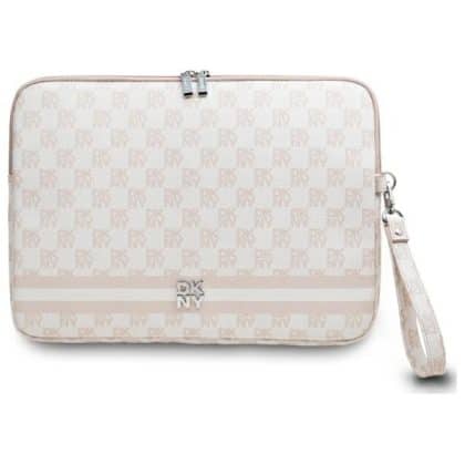 DKNY Θήκη DKCS14PVSHLP 14" Ροζ Checkered Pattern Printed Stripes