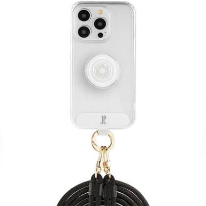 Just Elegance 3in1 PopGrip - θήκη για Apple iPhone 15 Pro - Διάφανο