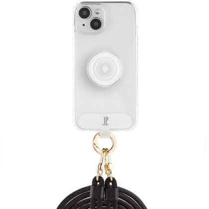 Just Elegance 3in1 PopGrip - θήκη για Apple iPhone 15 - Διάφανο
