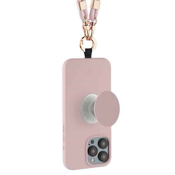 Just Elegance 3in1 PopGrip - θήκη για Apple iPhone 15 Pro - Ροζ - Image 4