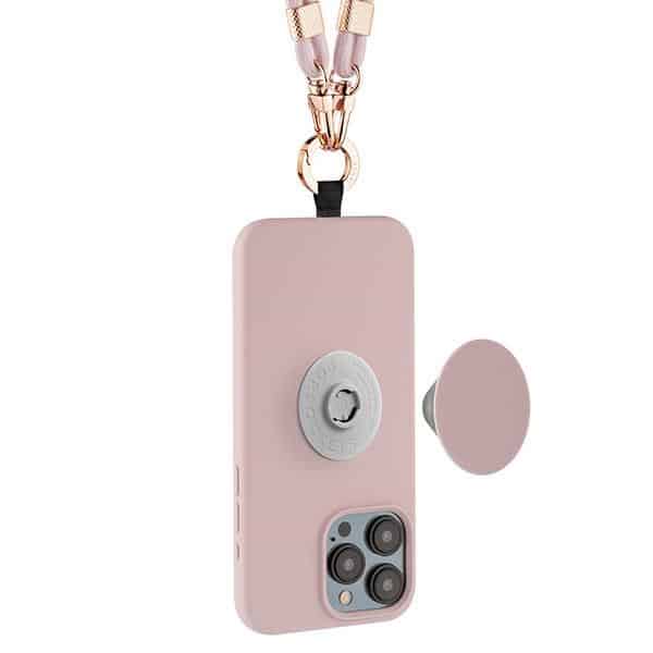 Just Elegance 3in1 PopGrip - θήκη για Apple iPhone 15 Pro - Ροζ - Image 5