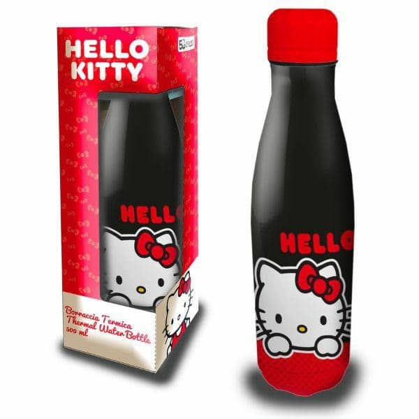 Coriex μπουκάλι νερού Hello Kitty 500ml μαύρο - Image 3