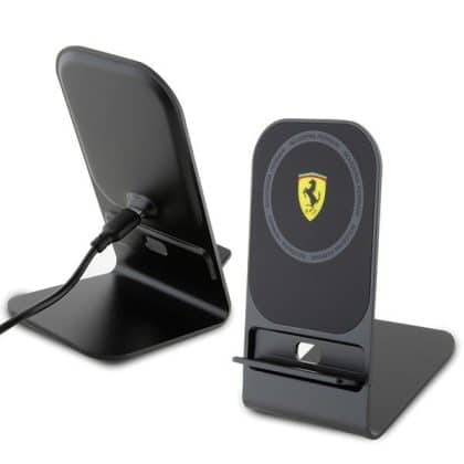 Ferrari ασύρματη φόρτιση FEMFBMALK 15W μαύρο 2023 Collection MagSafe