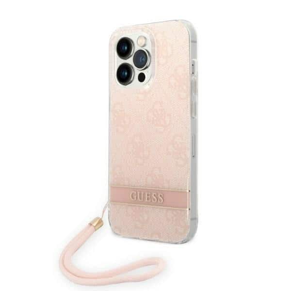 Guess 4G Print Strap - θήκη για Apple iPhone 14 Pro - Ροζ - Image 2