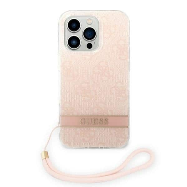 Guess 4G Print Strap - θήκη για Apple iPhone 14 Pro - Ροζ - Image 3