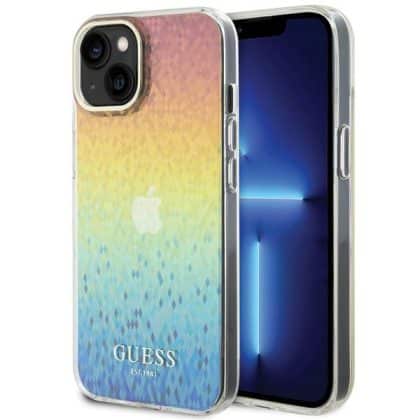 Guess Faceted Mirror Disco Iridescent - θήκη για Apple iPhone 15 - Πολύχρωμο