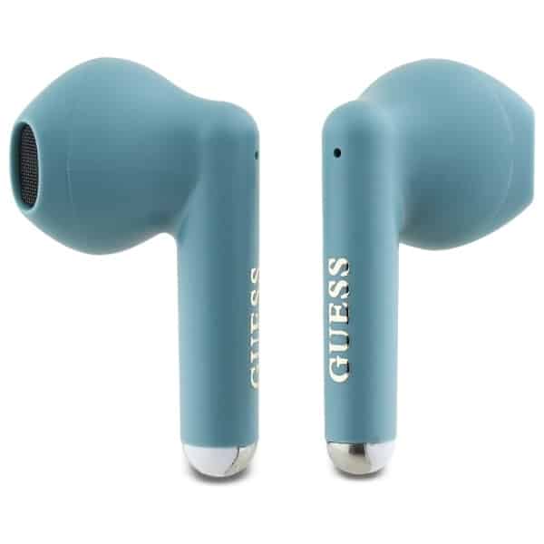 Guess słuchawki Bluetooth GUTWSJ14ESGQ TWS + stacja dokująca turkusowy/turquoise Printed Classic Logo - Image 2