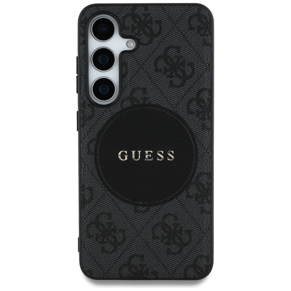 Guess Round Patch Classic Logo MagSafe - θήκη για Samsung Galaxy S25+ - Μαύρο - Image 3