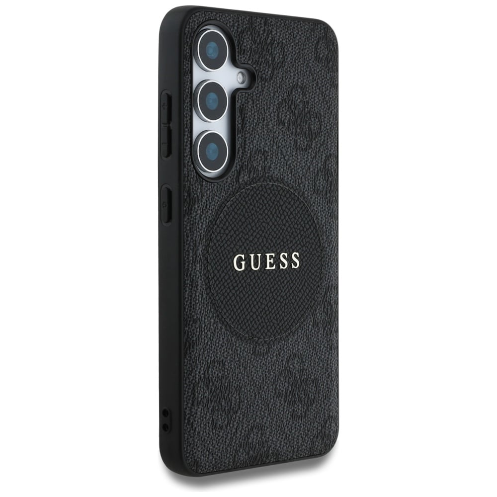 Guess Round Patch Classic Logo MagSafe - θήκη για Samsung Galaxy S25+ - Μαύρο - Image 4