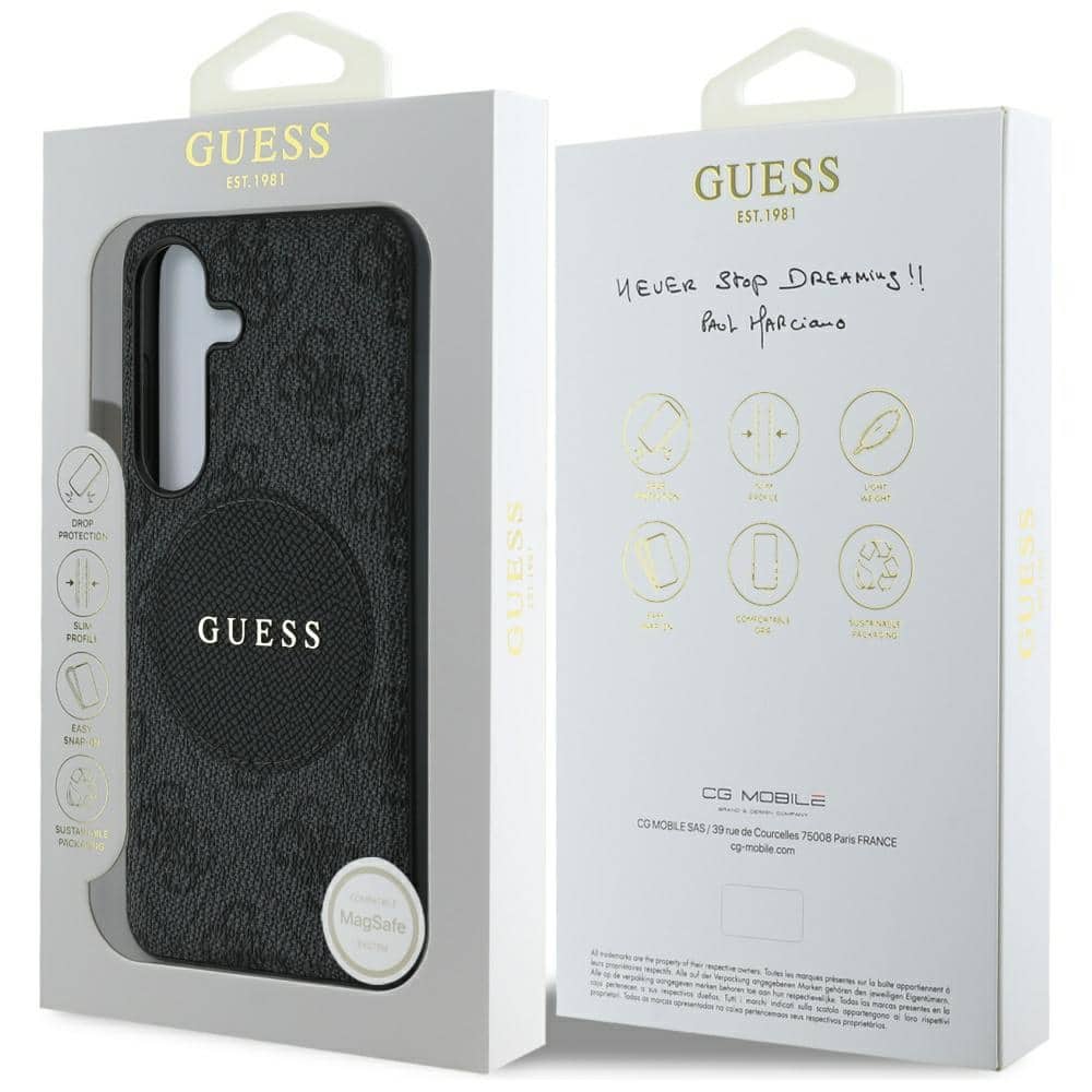 Guess Round Patch Classic Logo MagSafe - θήκη για Samsung Galaxy S25+ - Μαύρο - Image 8