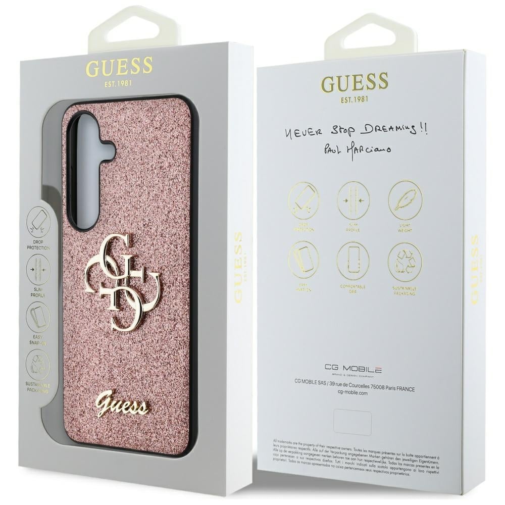 Guess - Glitter Fixed Big - Samsung Galaxy S25+ - Ροζ - Image 8