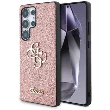 Guess - Glitter Fixed Big - Samsung Galaxy S25 Ultra - Ροζ