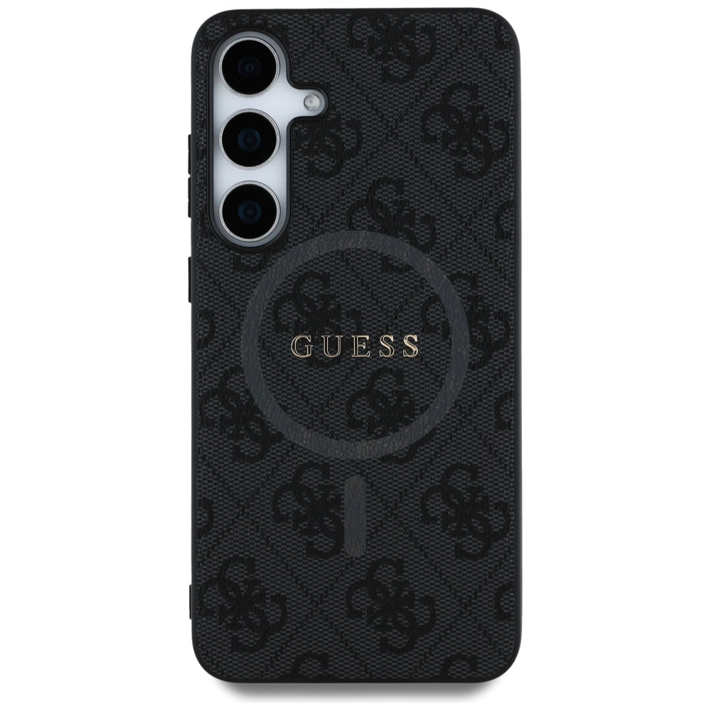 Guess Colored Ring Classic Logo MagSafe - θήκη για Samsung Galaxy S25 - Μαύρο - Image 3