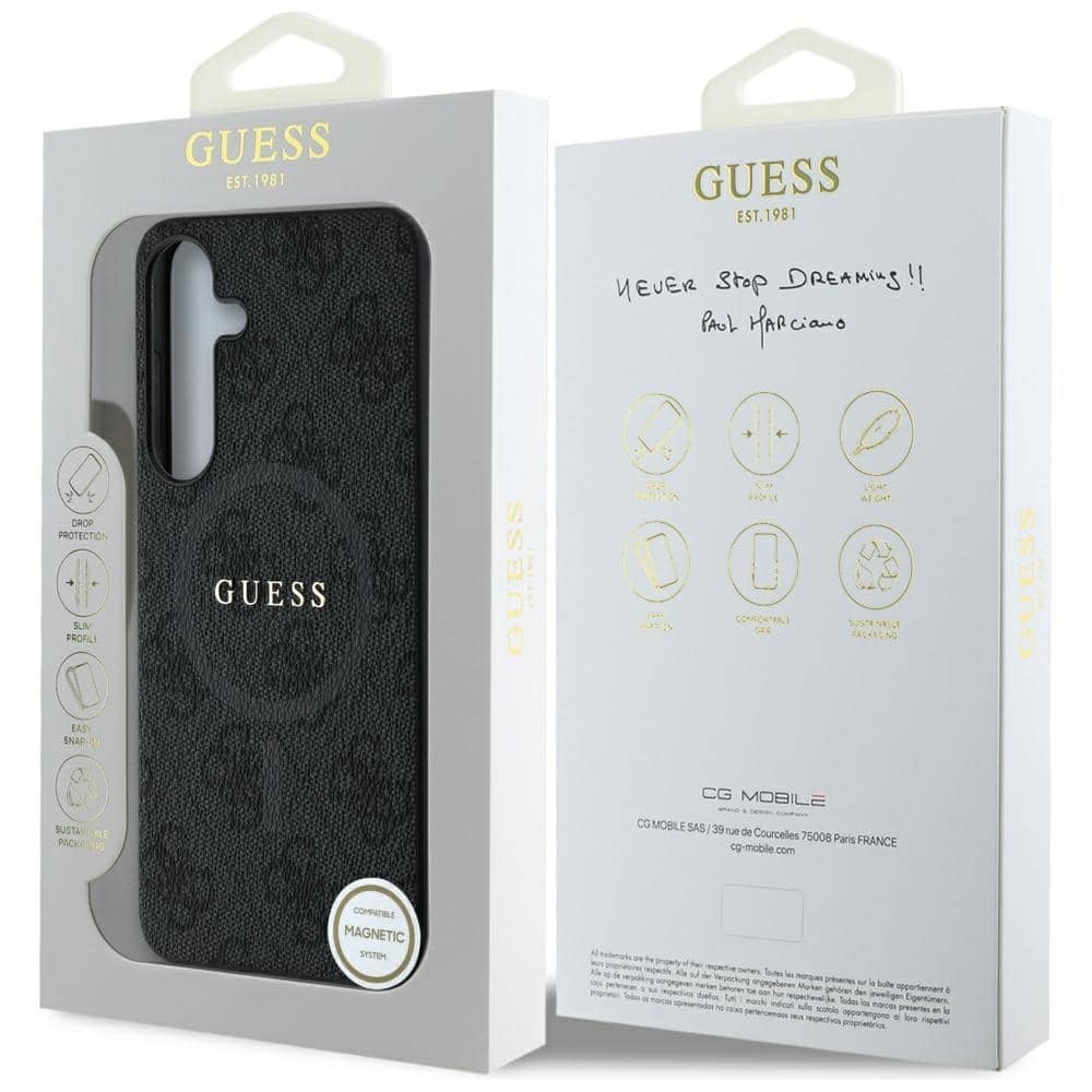 Guess Colored Ring Classic Logo MagSafe - θήκη για Samsung Galaxy S25 - Μαύρο - Image 8