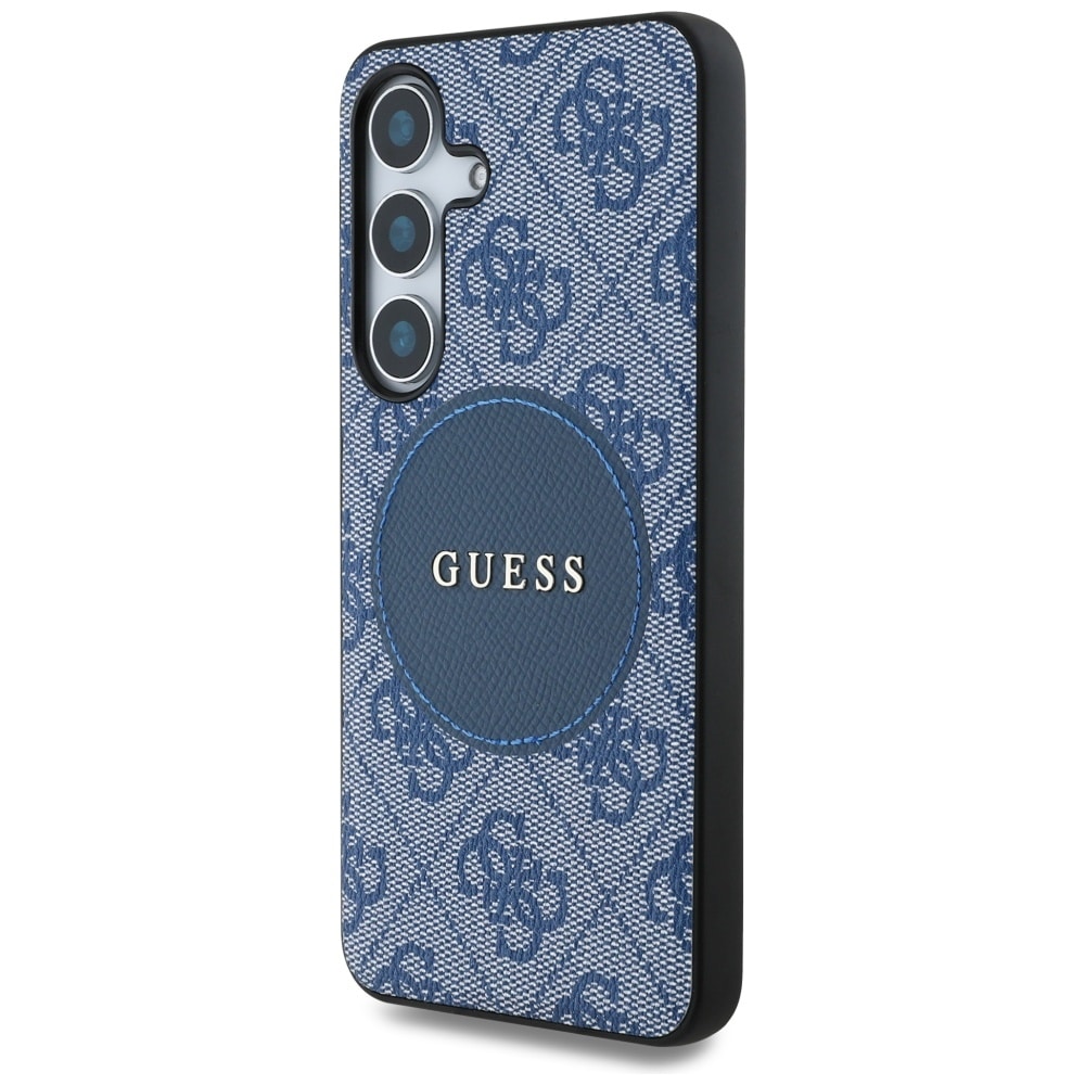 Guess Round Patch Classic Logo MagSafe - θήκη για Samsung Galaxy S25+ - Μπλε - Image 2
