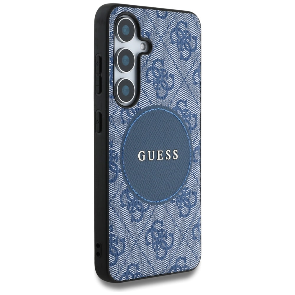 Guess Round Patch Classic Logo MagSafe - θήκη για Samsung Galaxy S25+ - Μπλε - Image 4