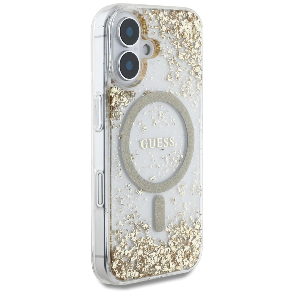 Guess - Resin Bottom Glitter - Apple iPhone 16 - Χρυσό - Image 4