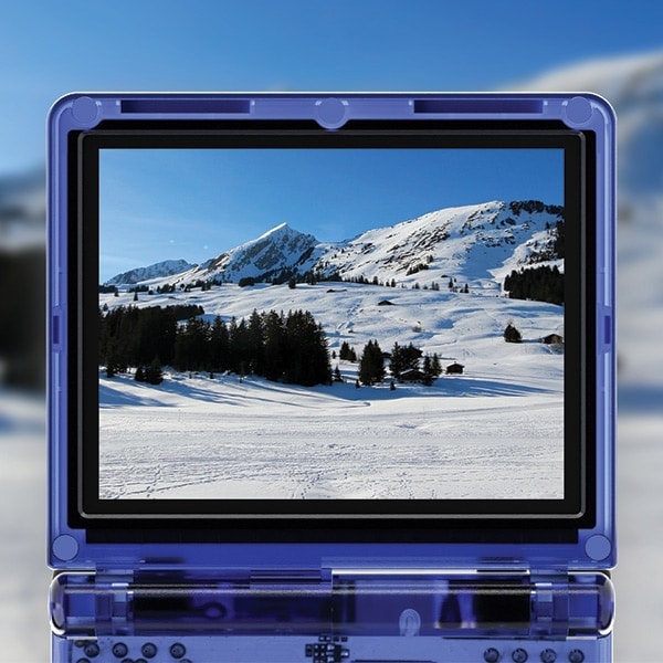 Anbernic κονσόλα RG35XXSP διαφανές μπλε (emulator) - Image 6