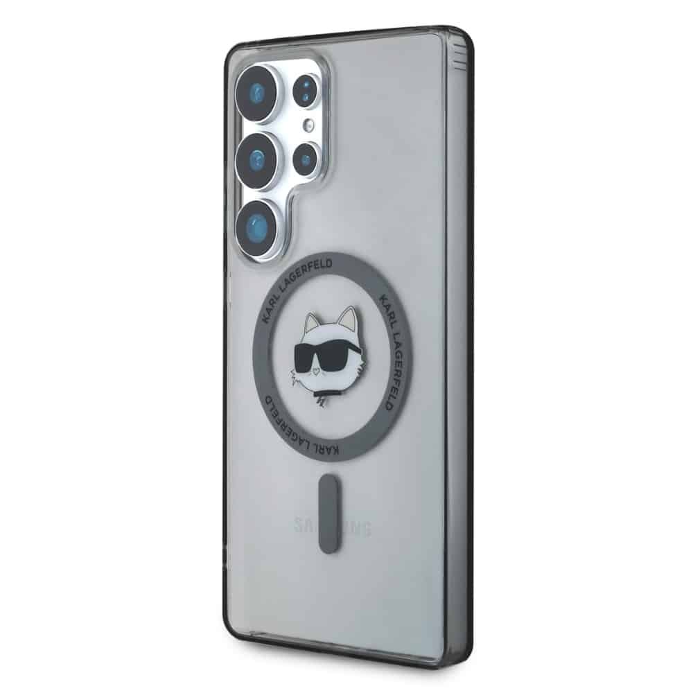 Karl Lagerfeld Choupette Head Printed Logo MagSafe - θήκη για Samsung Galaxy S25 Ultra - Μαύρο - Image 2