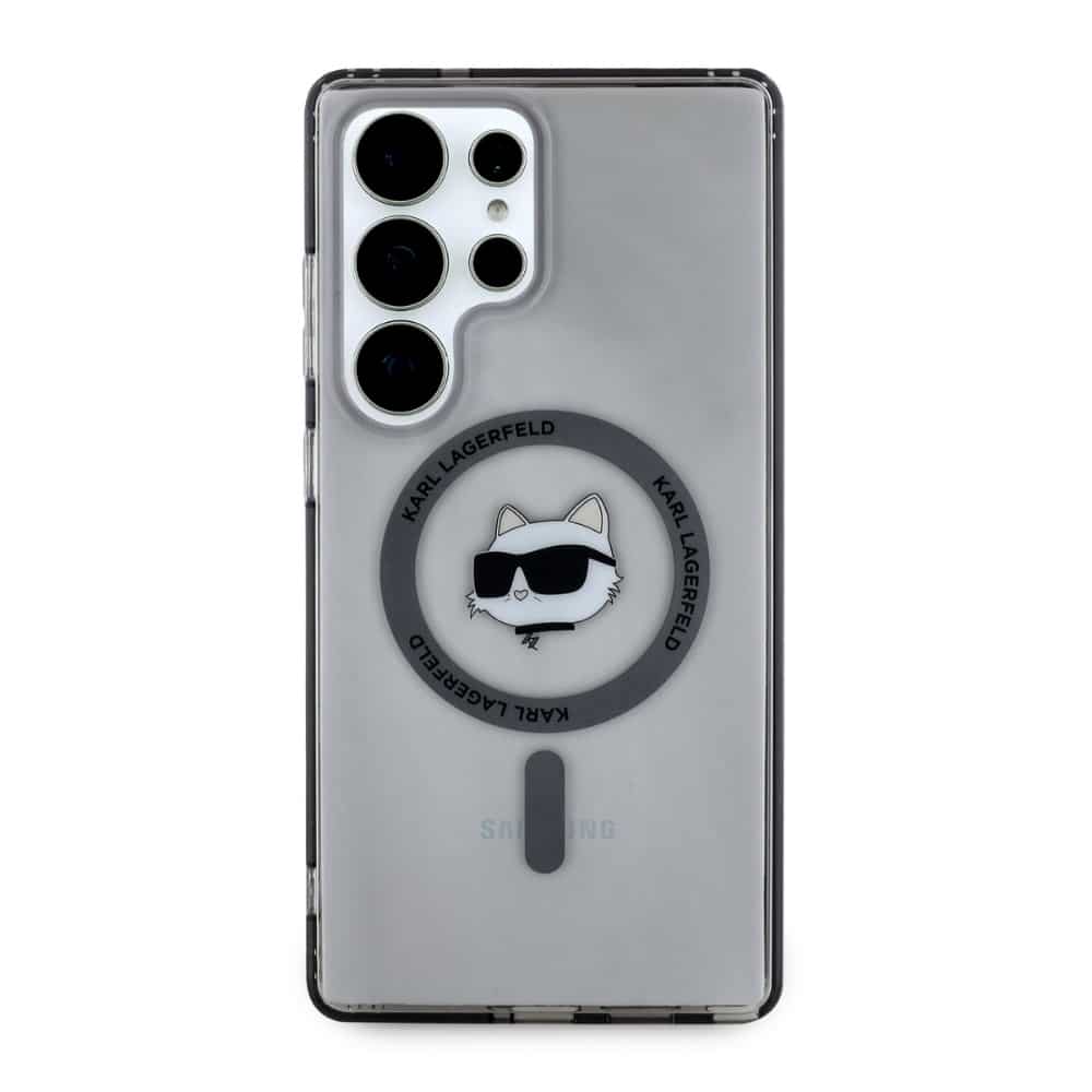Karl Lagerfeld Choupette Head Printed Logo MagSafe - θήκη για Samsung Galaxy S25 Ultra - Μαύρο - Image 3