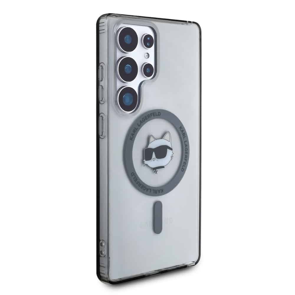 Karl Lagerfeld Choupette Head Printed Logo MagSafe - θήκη για Samsung Galaxy S25 Ultra - Μαύρο - Image 4