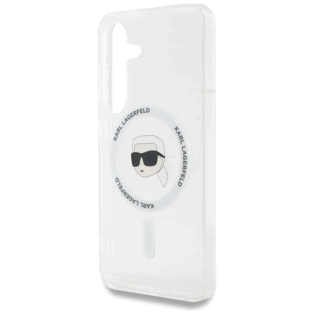 Karl Lagerfeld Karl Head Printed Logo MagSafe - θήκη για Samsung Galaxy S25 - Λευκό - Image 6