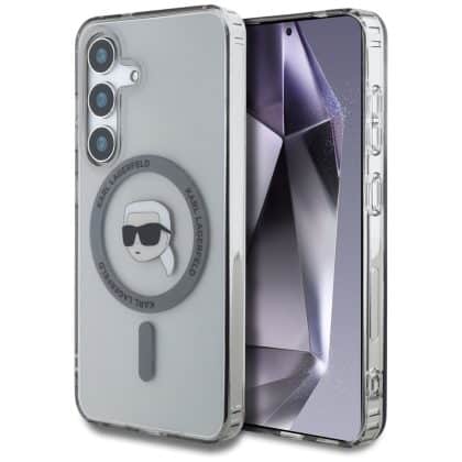 Karl Lagerfeld Karl Head Printed Logo MagSafe - θήκη για Samsung Galaxy S25 - Μαύρο
