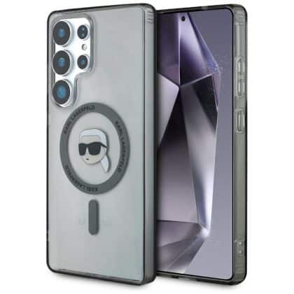 Karl Lagerfeld Karl Head Printed Logo MagSafe - Samsung Galaxy S25 Ultra - Μαύρο