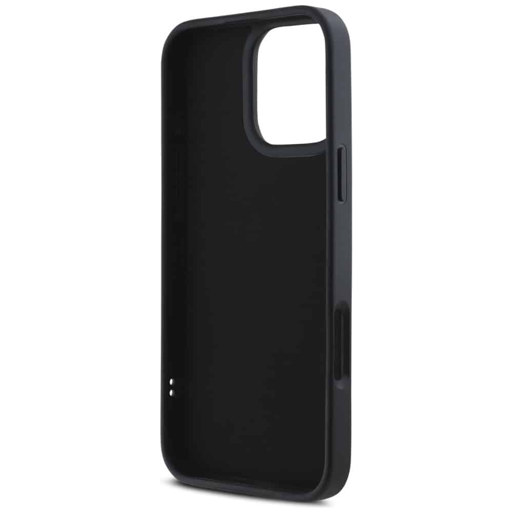 Karl Lagerfeld HC 3D Rubber Elongated Glitter - θήκη για Apple iPhone 16 Pro - Μαύρο - Image 7