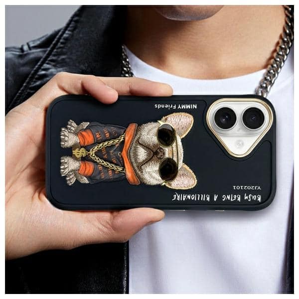 Nimmy Glasses Cool Dog - θήκη για Apple iPhone 16 - Μαύρο - Image 10