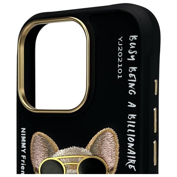 Nimmy Glasses Cool Dog - θήκη για Apple iPhone 16 Pro Max - Μαύρο - Image 3