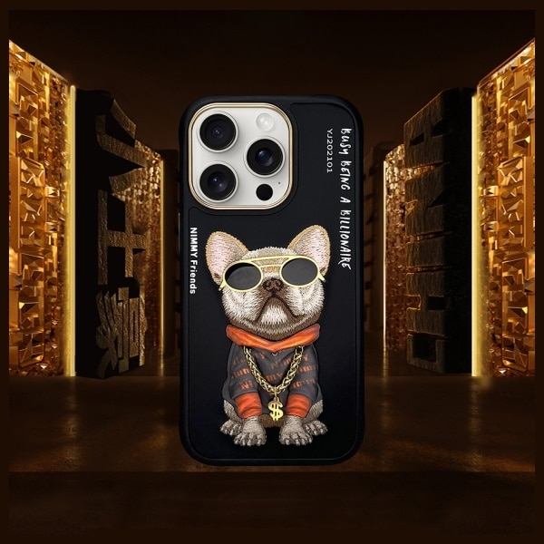 Nimmy Glasses Cool Dog - θήκη για Apple iPhone 16 Pro Max - Μαύρο - Image 8