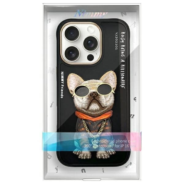 Nimmy Glasses Cool Dog - θήκη για Apple iPhone 16 Pro Max - Μαύρο - Image 9